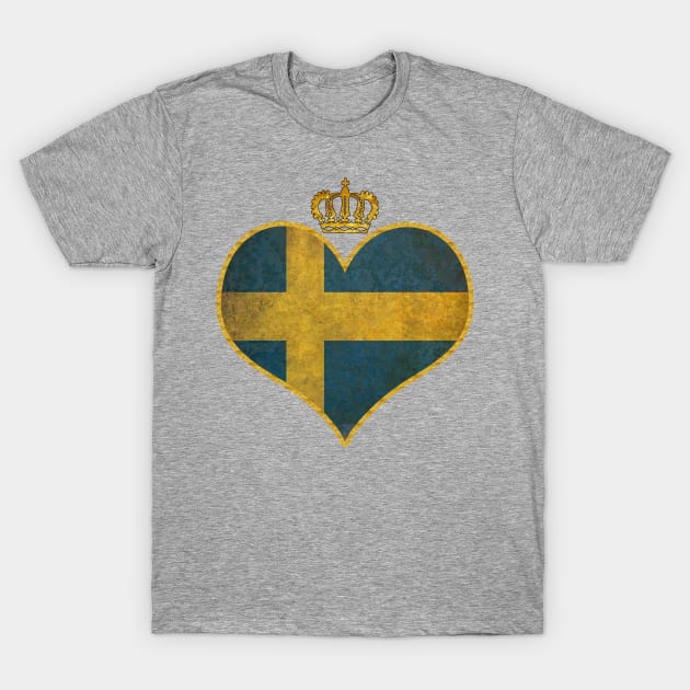 Love Sweden T-Shirt by PurplePeacock